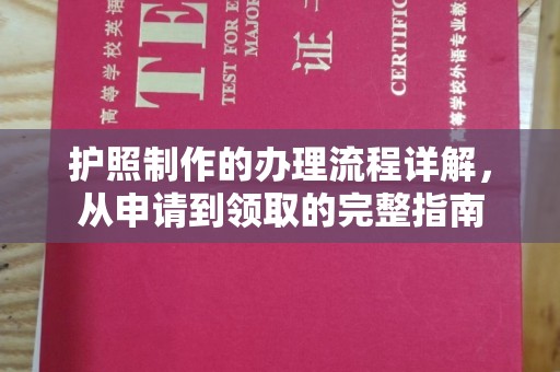 延津护照制作的办理流程详解，从申请到领取的完整指南